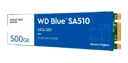 Disco Ssd Western Digital Wd Azul Sa510 500gb 2.5 M.2 2280