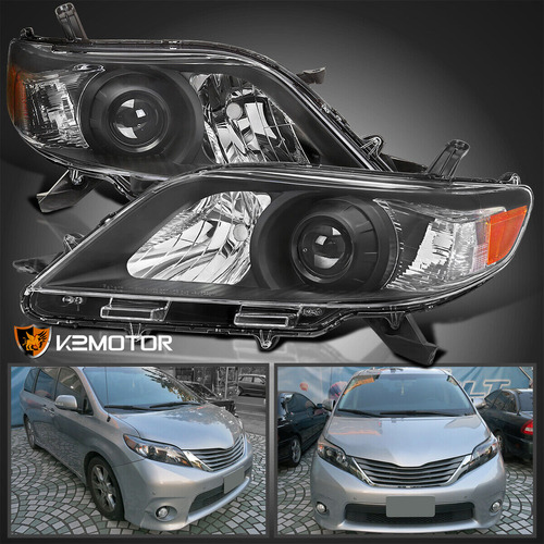 Par Faro Negro Toyota Sienna Xle 2014 3.5l