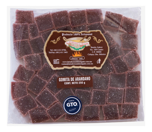 Gomitas De Arándano 250 G La Tradicional De Salgado