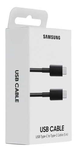 Cable Usb Tipo C A C Para Samsung Cargador Carga Rapida