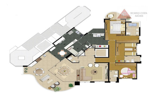 Imagem 17 de 30 de Apartamento Com 3 Dormitórios À Venda, 200 M² Por R$ 2.300.000 - Jardim Anália Franco - São Paulo/sp - Ap6411