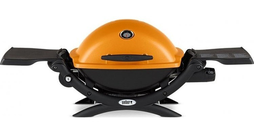 Imagen 1 de 1 de Weber Q 1200 Orange Portable Liquid Propane Gas Grill  