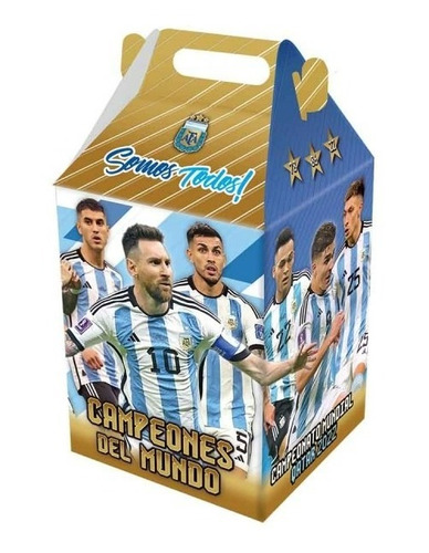 Caja Feliz Sorpresa Argentina Campeona X 6 Unidades 