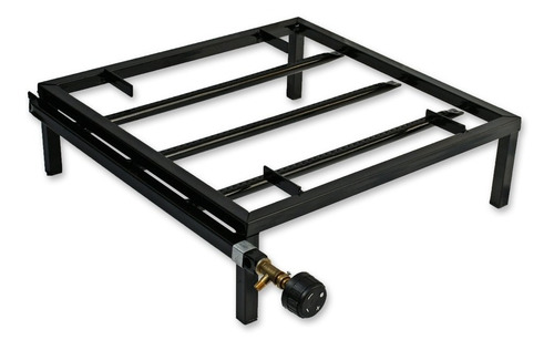 Mechero Quemador Anafe Plancha Bifera Chapa 4 Hornallas Sor Color Gas Envasado Con Manguera