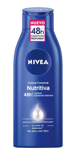 Crema Corporal Nivea  Milk Nutritiva 400 Ml