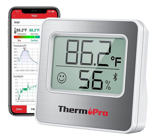 Termohigrómetro Digital Thermopro Bluetooth -20°c A 60°c 