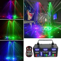 Comprar Luces De Dj Profesionales Para Fiesta, 21 Lentes Rgb Uv Disc