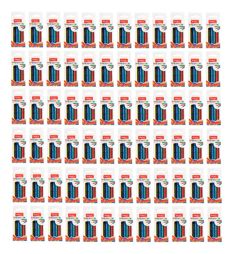 72 Cajas De Lapices Cortos Simball Innovation X 6 Colores