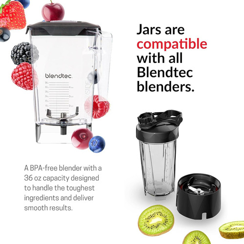 Licuadora Profesional Blendtec 800 Con Jarra Wildside (90 Oz Black