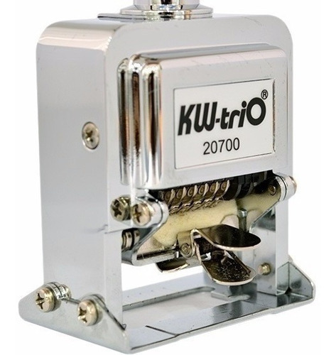 Numerador C/6 Dígitos 7 Funções Automático Metálico -kw-trio Cor do exterior Prateado