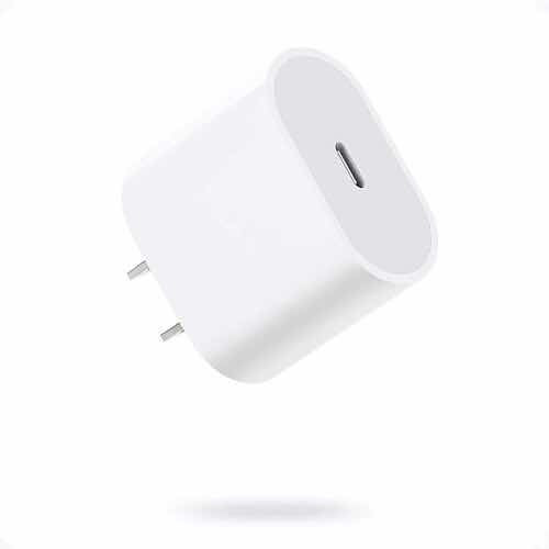 Imagen 3 de 3 de Cabezal Cubo Carga Rápida 20w Tipo C Para iPhone X/11/12/13