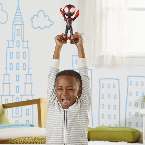 Muñeco Spider-man De Miles Morales, 22 Cm, F3988 Hasbro