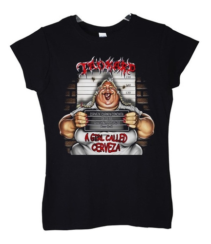 Polera Mujer Tankard A Girl Called Cerveza Metal Abominatron