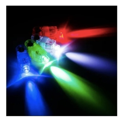 48 Anillo Laser Led Multicolor Articulo Fiesta Neon Batucada