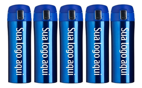 Garrafa Térmica Personalizada Pra Brinde Com Logo 5 Unidades