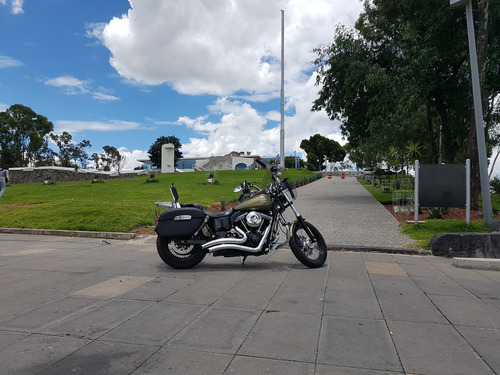 Street Bob 2016 Verde Con Accesorios