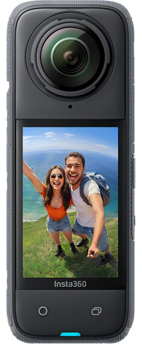 Câmera Insta360 X4 8k 360° + Case E Película Protetora Preto