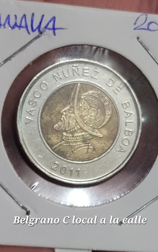 Moneda De Panamá Bimetalica. Local A La Calle Belgrano C 