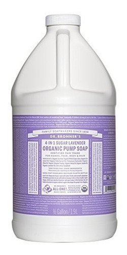 Azúcar Orgánica Jabón Dr. Bronner - 64 Oz. Vuelva A Llenar (