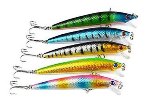 Señuelo Para Peces De Mar, Mxfrn-003, 3pzas, 8x2cm, Color Al