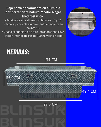 Caja De Herramientas Hilux 2005 - 2024 C/resaques