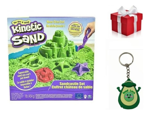 Kinetic Sand Set Castillo De Arena-color Verde