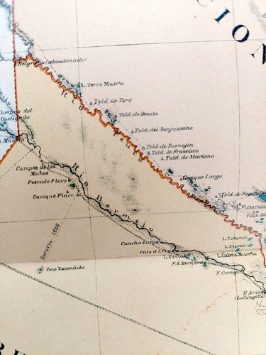 Mapa 1886 Formosa Y Chaco Ferrocarriles Telegrafos Caminos (Usado)