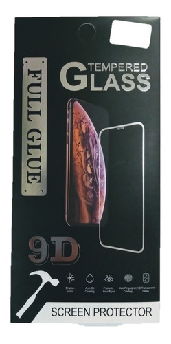 Protector para LG Q60 K50 Cristal Templado Completo Full Glue Negro