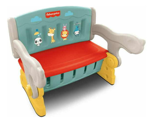 Banca Infantil Plástica Fisher Price 2 En 1 Transformable