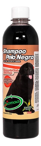 Shampoo Para Perro De Pelo Negro Biomaa 500ml Fragancia Vainilla