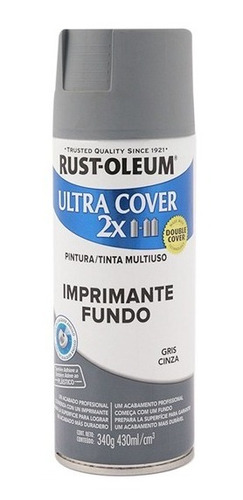 Pintura Spray Aerosol Rust Oleum Imprimante Gris Mate Nalon