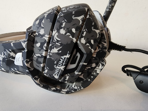 Imagen 5 de 7 de Auriculares Onikuma Gaming Headset Gris Camuflado