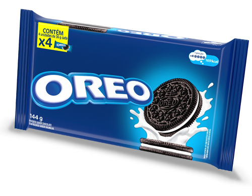 Imagem 4 de 8 de Biscoito Recheado Oreo Original Multipack 144g
