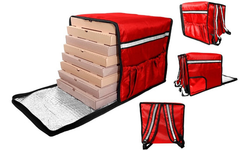 Bolso Mochila Delivery Pizza Reforzado Premium 2.0 - Alpina