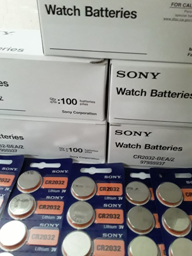 150 Baterias Cr2032 Sony Original Atacado 3v Relógio Balança