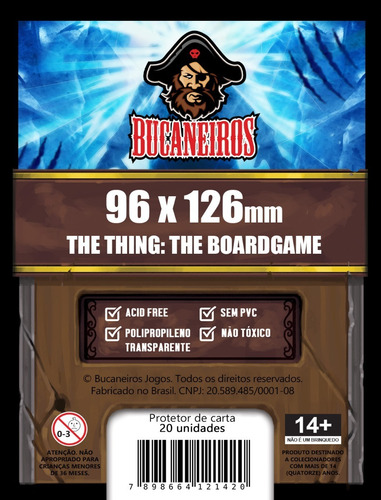 Sleeve Customizado Para The Thing: The Boardgame (126x96)