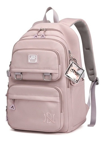 Moda Mochila Jovens Viagem Escola Super Espaco Cor Rosa Jld