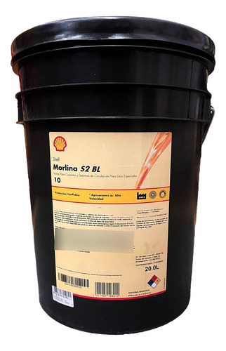 Aceite Shell Morlina S2 Bl 10 20 Lts.