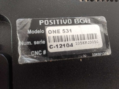Imagen 4 de 4 de Computadora Positivo Bgh, Modelo One 531 Usada