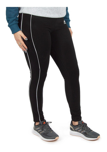 Imagen 2 de 7 de Calza New Balance Athletic Piping Negro Mujer