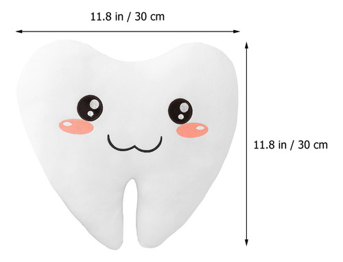 Almohada Que Abraza Los Dientes, Cojín De Juguete De Algodón