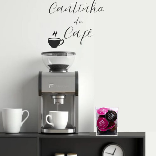 Caixa Porta Cápsulas Acrílica Transparente De Café Cubo Top