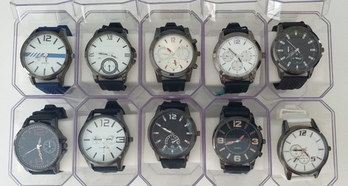 Relógio Masculino Pulseira Borracha