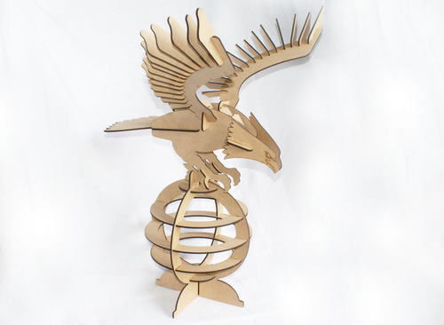 Rompecabezas 3d, Figura Aguila Armable, Regalo Decorativo