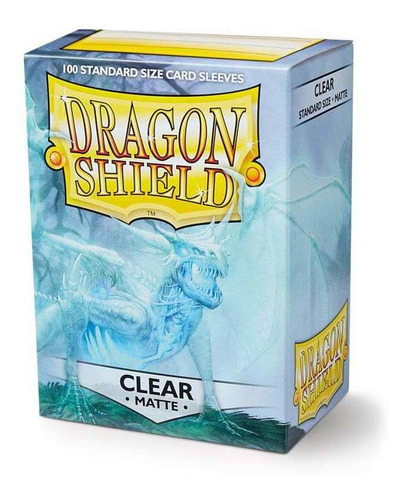 Dragon Shield Standard Clear Matte C/100 Pzs Para Magic