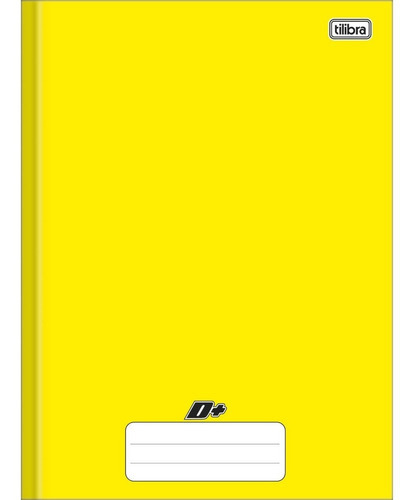 Caderno Brochura Univ. D+ Amarelo 96 Folhas