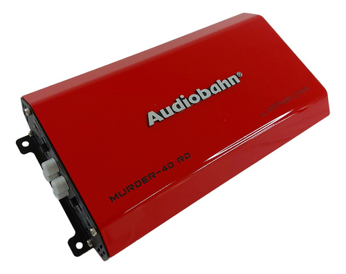 Audiobahn Amplificador Clase D 4 Canales Murder4d 1500w Color Rojo