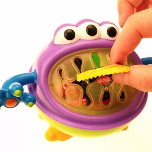 Nuby Porta Cereal Monstruo Snack Keeper Mas De 12 Meses