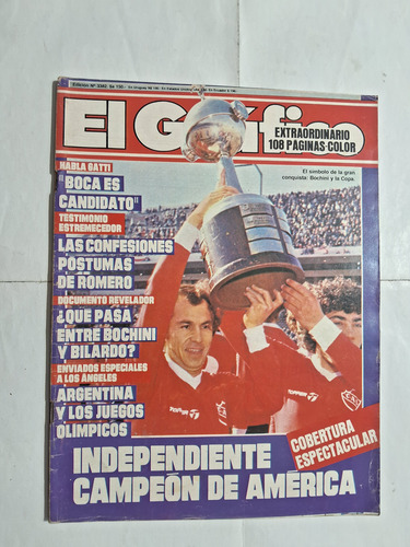 El Gráfico Independiente Campeón De América 1984. Usado (Usado)