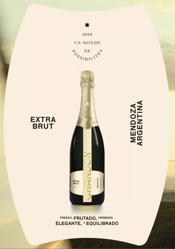 Espumante Chandon Extra Brut 750ml X6 -